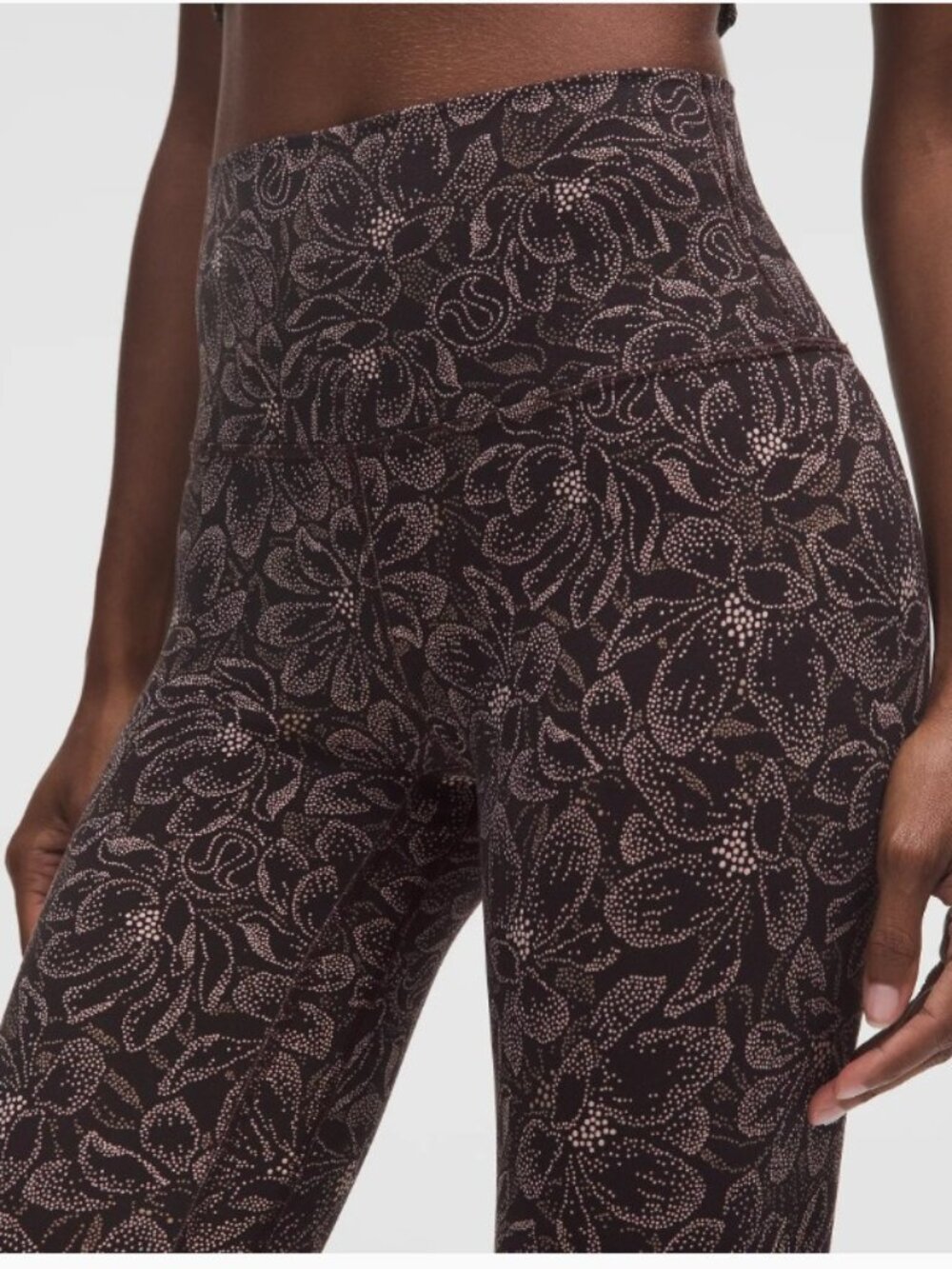 Lululemon Align High-Rise Pant 28" Dotted Magnolia Pink Multi Floral